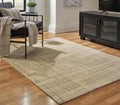 Janston Medium Rug - Ivory/Gray/Tan
