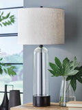 Kerrbrook Glass Table Lamp (1/CN) - Clear/Black