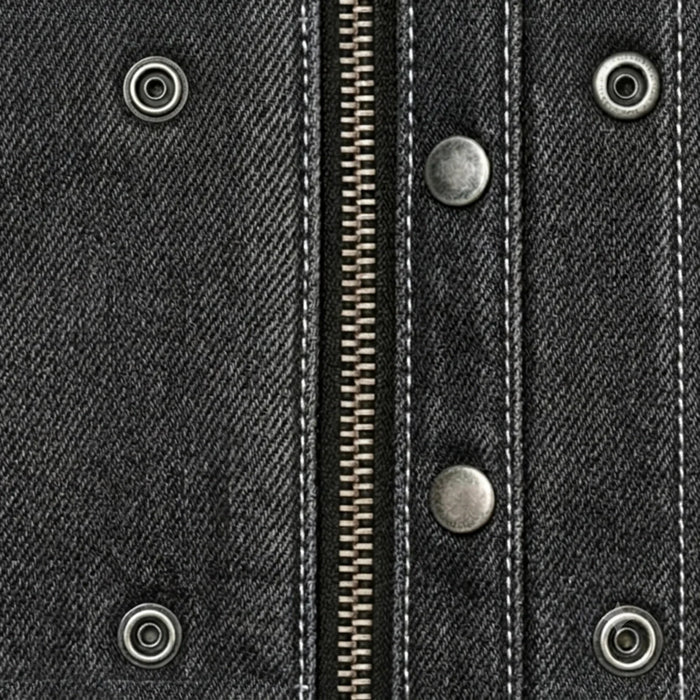 Lawless – Men’s Denim and Leather Club Vest