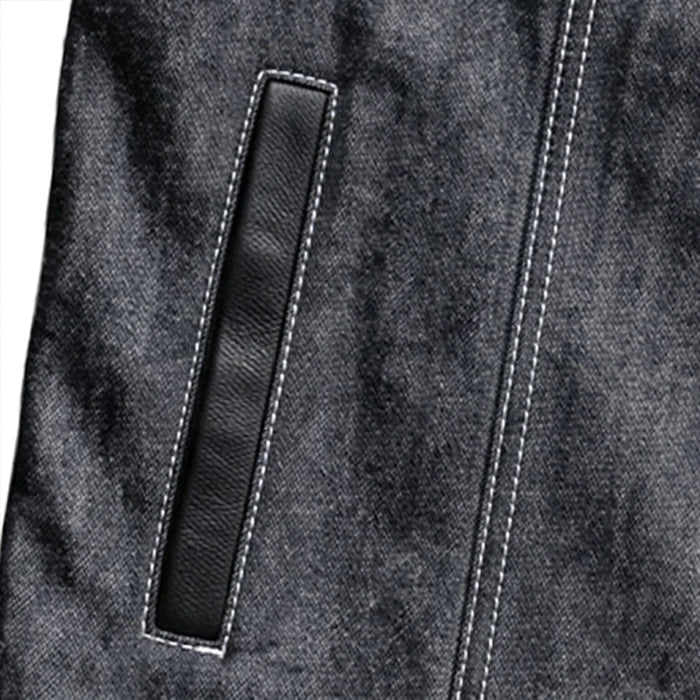 Lawless – Men’s Denim and Leather Club Vest