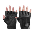 Leather / Mesh Fingerless Glove