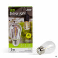 Replacement Bulb for LED String Light - 1W S14 Non-Dimmable - 4-pack in Soft White