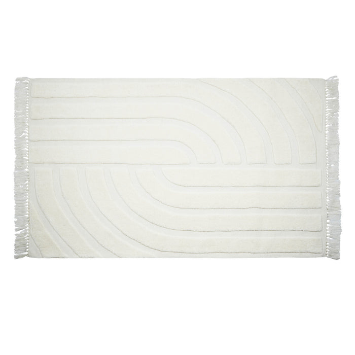 Loop White Area Rug