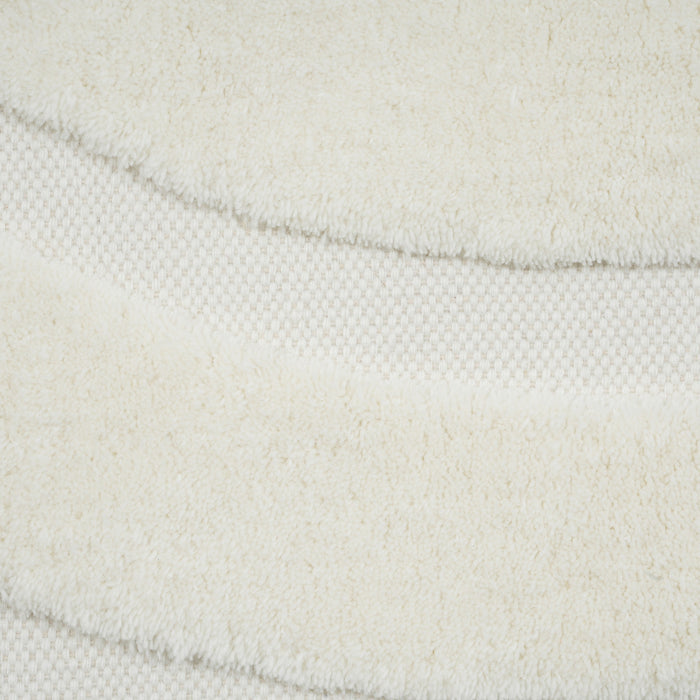 Loop White Area Rug