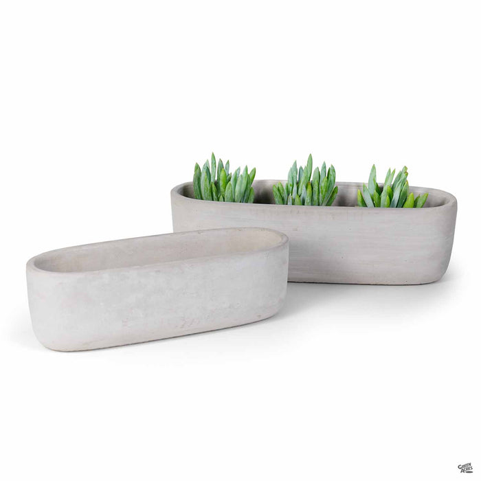 Avenue Pottery Low Oval Plant Vessel group shot