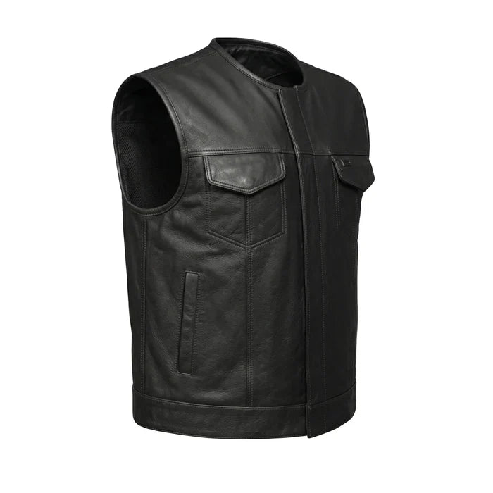 Lowcut - Mens Short Leather Club Vest
