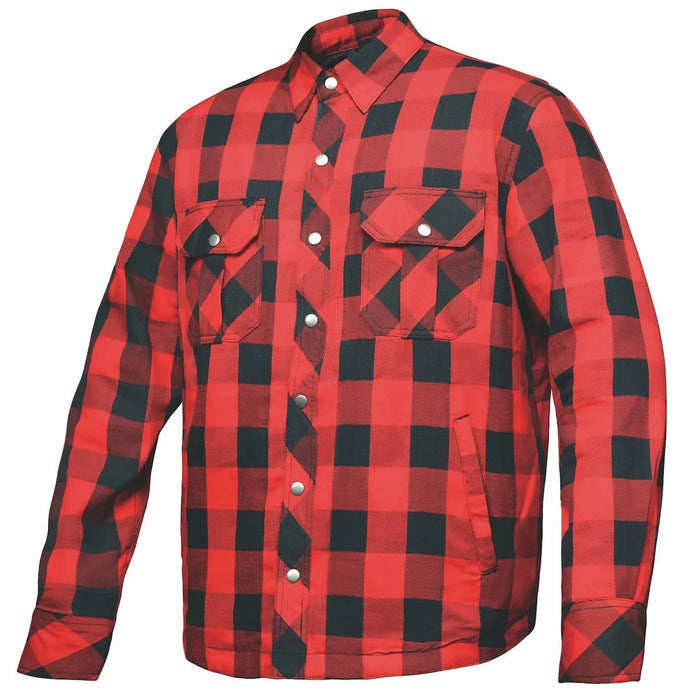 Lumberjack - Men's armored Motorcycle Flannel Shirt