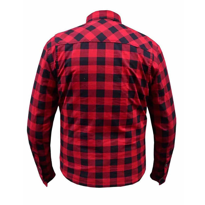 Lumberjack - Men's armored Motorcycle Flannel Shirt