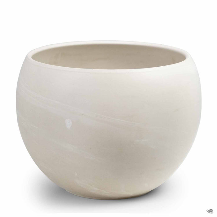 Luna Sphere Granite Clay Pot 10.75 inch