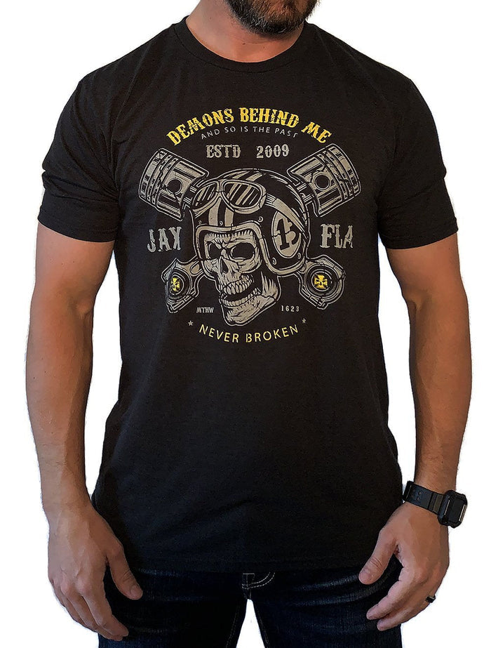 Men's "Helmet & Pistons" Premium Light-Weight T-Shirt