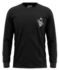 Men's Long Sleeve T-Shirt with Skull Graphic Print