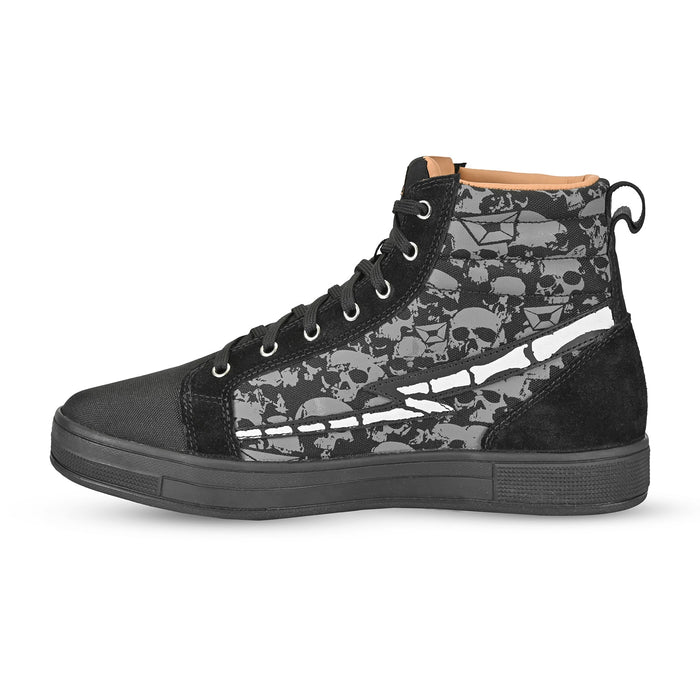 Men's Slayer Skulls Canvas Check Riding Shoes