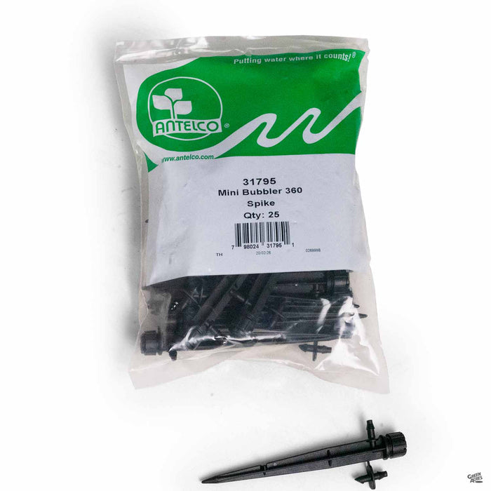 Antelco Mini Bubbler 360-degree Spike 25-pack
