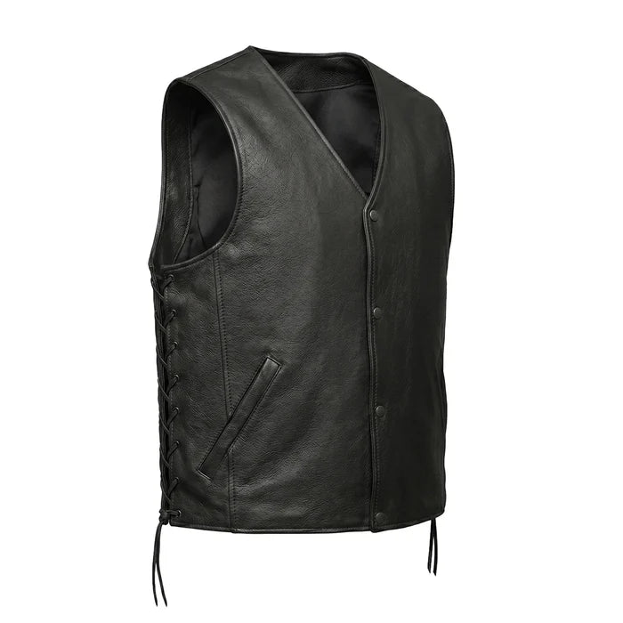 Mojave - Mens Ultra Leather Motorcycle Vest
