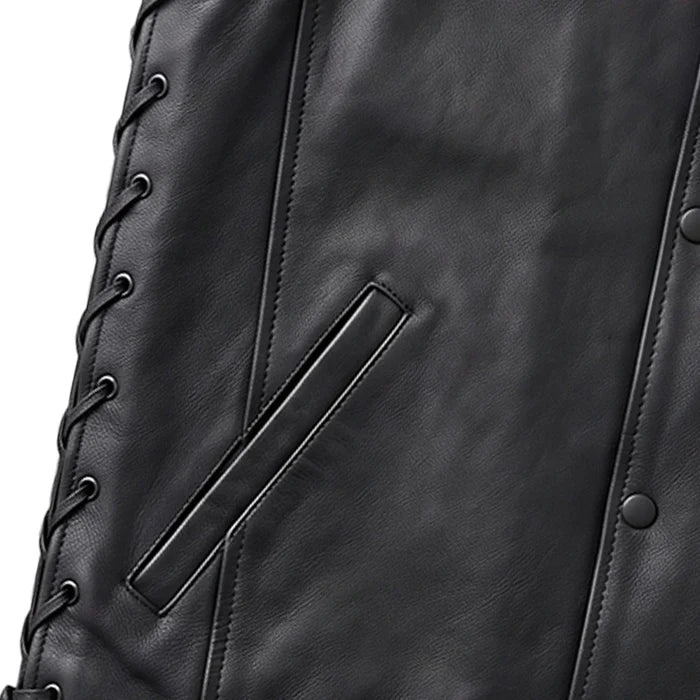 Mojave - Mens Ultra Leather Motorcycle Vest