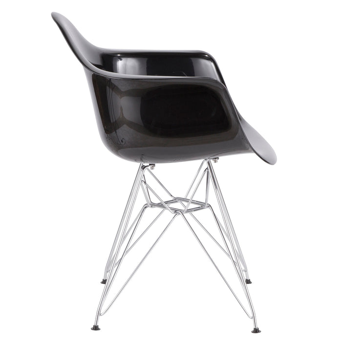 Neo Flair Chair Black Silver