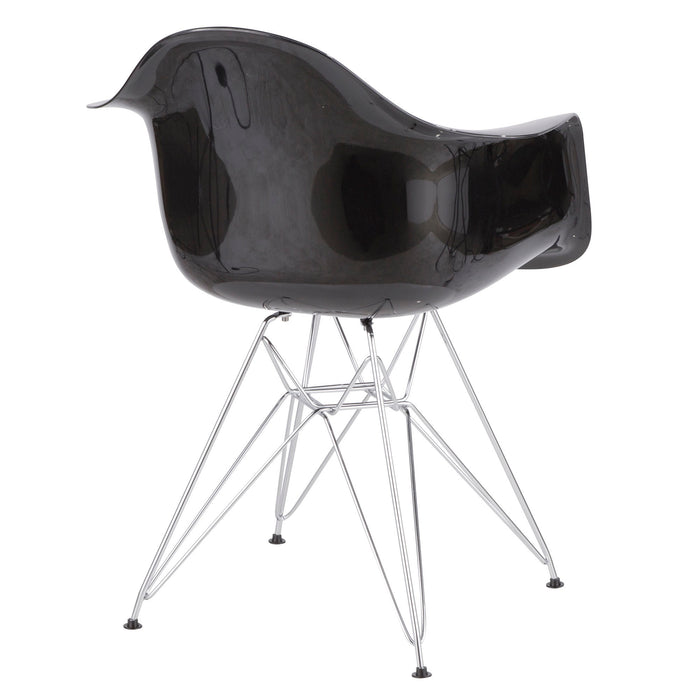Neo Flair Chair Black Silver