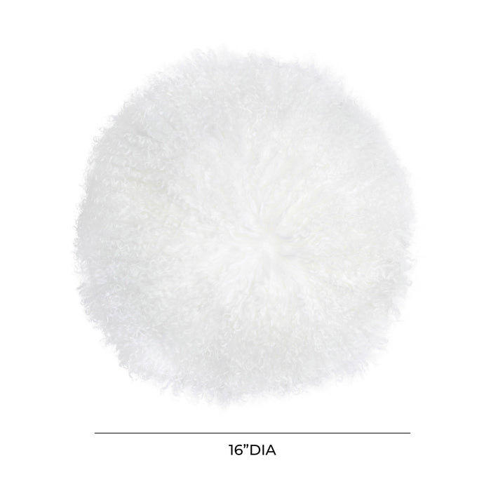 New Zealand Sheepskin 16" Round Pillow