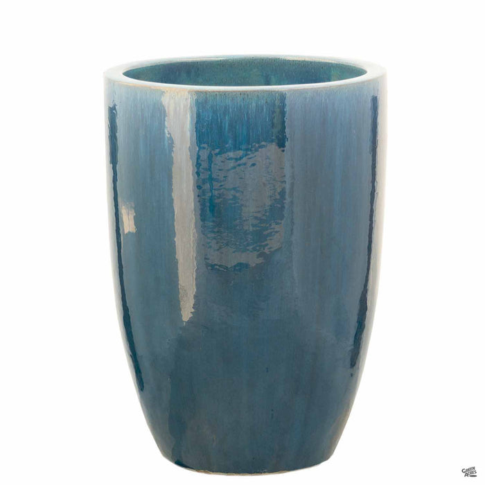 No Rim Planter in Aqua