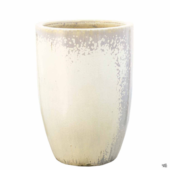 No Rim Planter in White