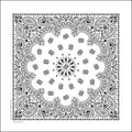 NT449 Bandana Paisley White