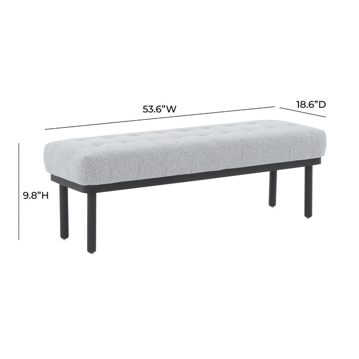 Olivia Boucle Bench