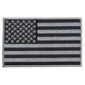 P5644 Black and Gray American Flag Patch