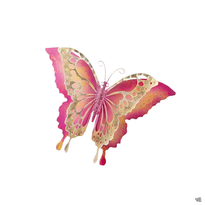 Pink and Gold Butterfly Wall Decor