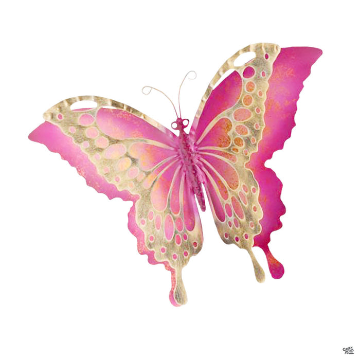 Pink and Gold Butterfly Wall Decor
