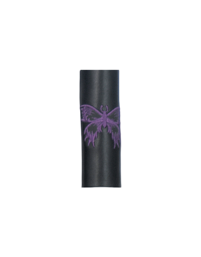 Ponytail Wrap purple Butterflies