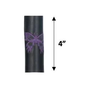 Ponytail Wrap purple Butterflies