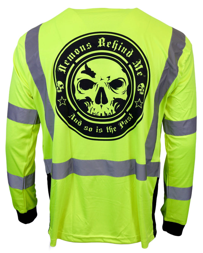 Premium, Class 3 Branded Hi-Vis Long Sleeve T-Shirt