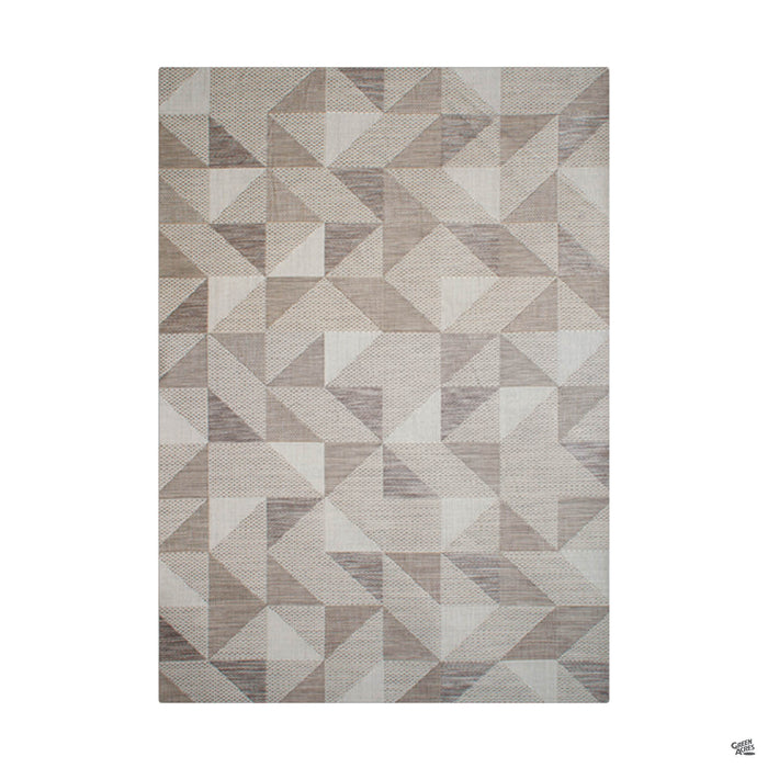 Prism Taupe Outdoor Rug 8 feet by 10 feet
