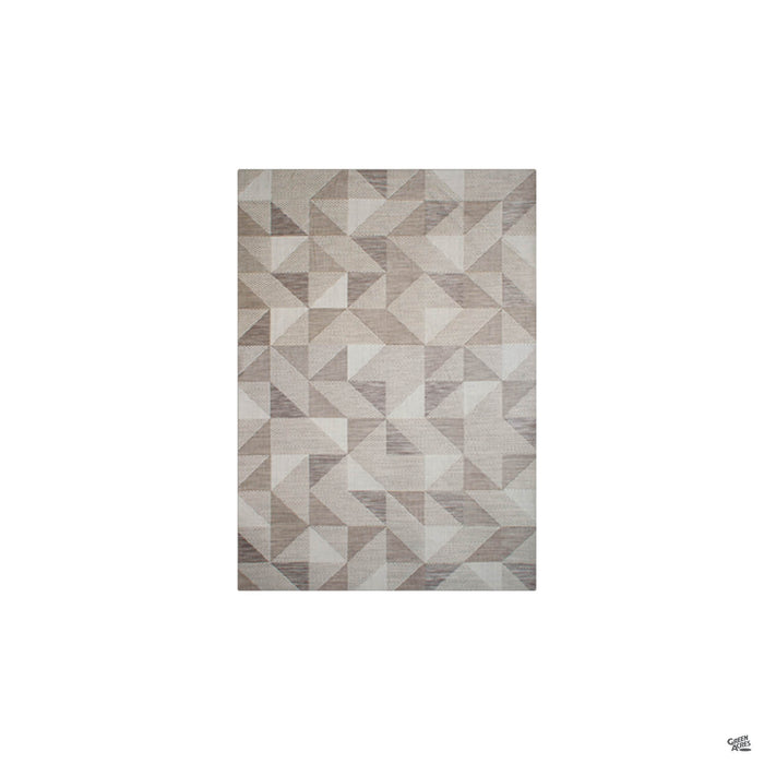 Prism Taupe Outdoor Rug 5 feet by 7 feet