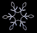 Pure White LED 36" Snowflake with Star in the Middle