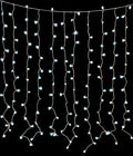 Pure White LED Curtain Lights 150 Lights
