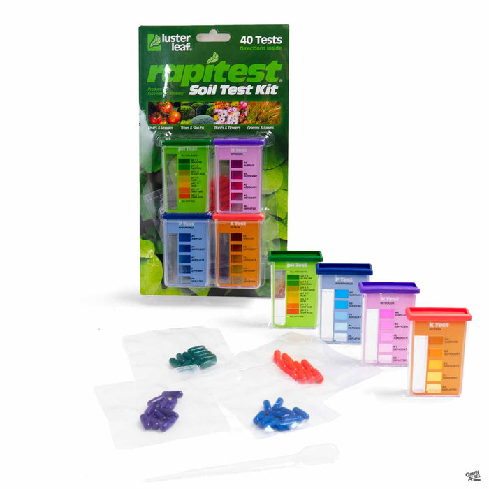 LusterLeaf Rapitest Soil Test Kit 40 Tests
