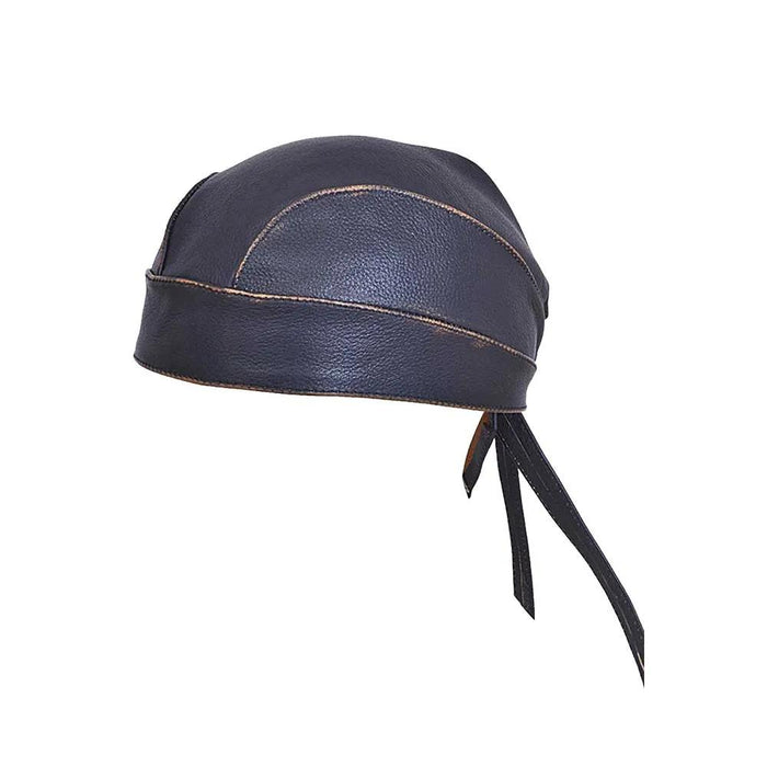 Rawhide – Men's Distressed Brown Leather Headwrap