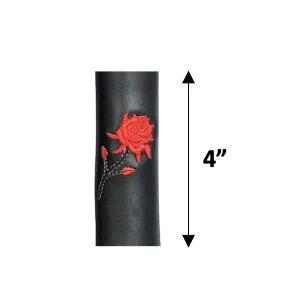 Red Rose Embroided Hair Accessory