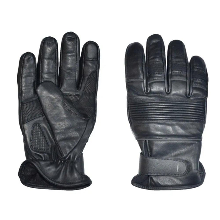 RoadGrip - Men's Leather Motorcycle Gloves