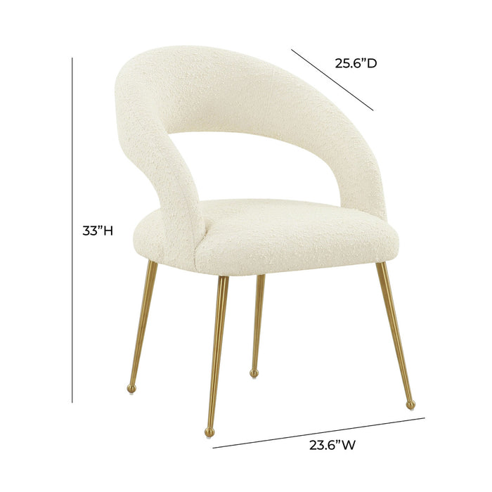 Rocco Cream Boucle Dining chair