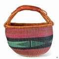 Round Bolgas (Striped Arrow in Pink, Black and Green)
