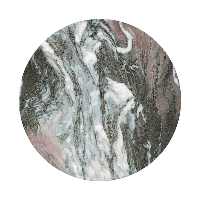 Rue Grey And Blush Marble Side Table