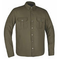 Sargeant - Men's armored Motorcycle Flannel Shirt (Green)