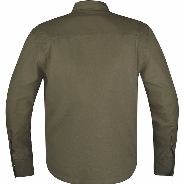 Sargeant - Men's armored Motorcycle Flannel Shirt (Green)
