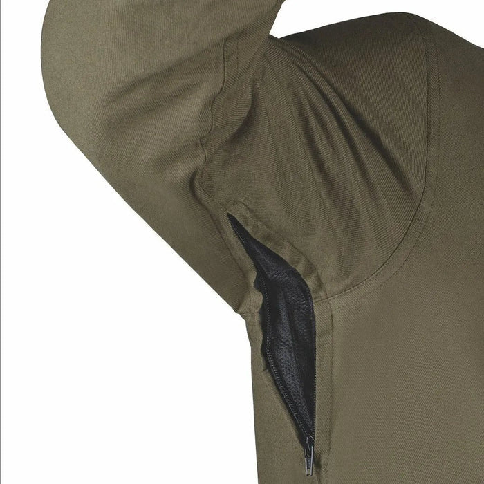 Sargeant - Men's armored Motorcycle Flannel Shirt (Green)