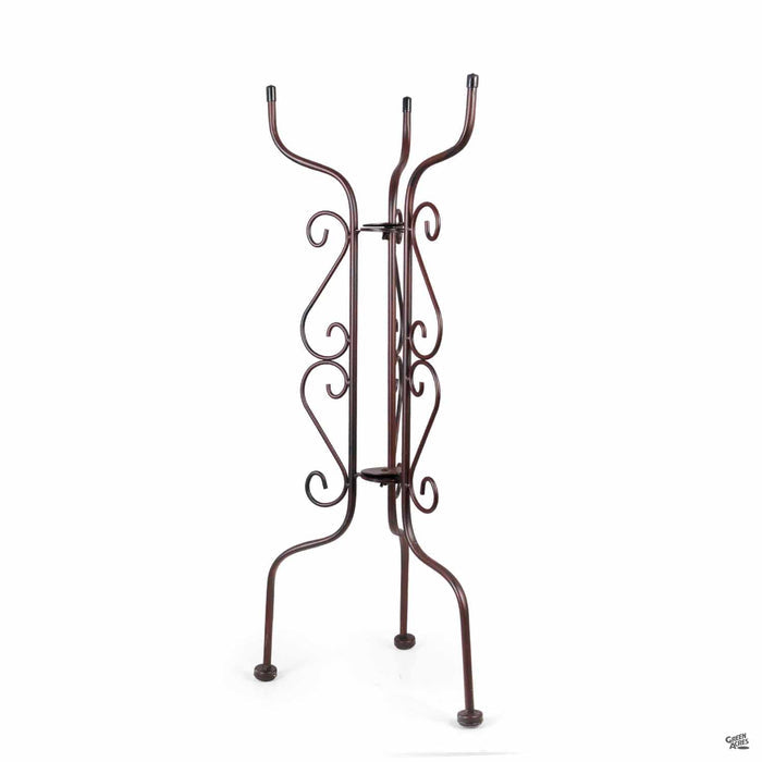 Scroll Metal Birdbath Stand