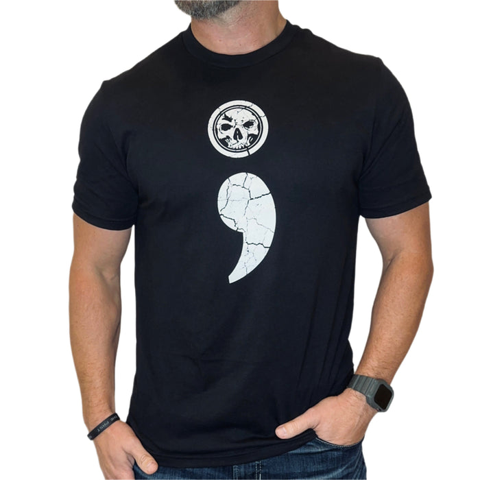 Semicolon Suicide Prevention Light-Weight T-Shirt