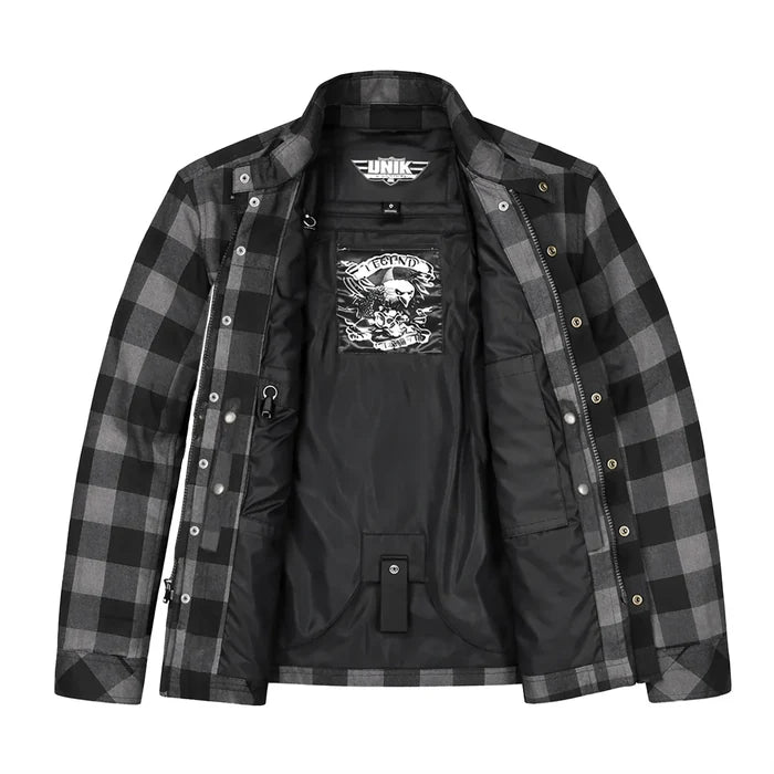 Sentry - Men's armored Motorcycle Flannel Shirt