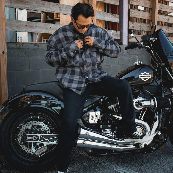 Sentry - Men's armored Motorcycle Flannel Shirt